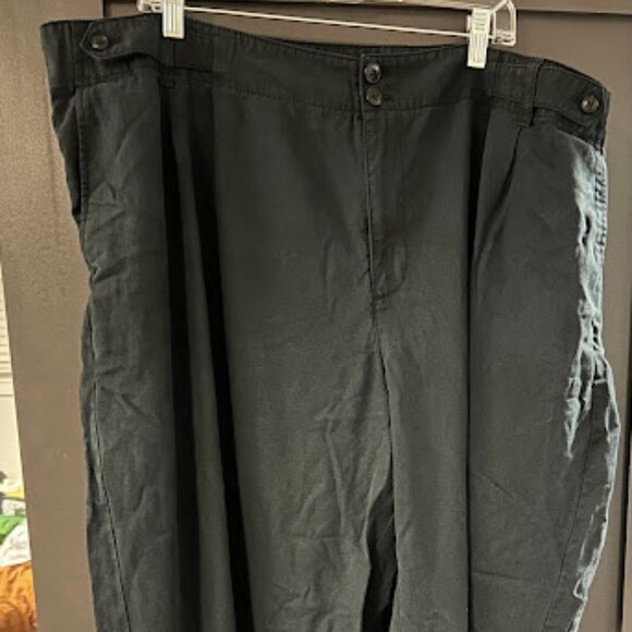 Madewell Harlow Wide‑Leg Pant | 26W | True Black - Picture 5 of 6